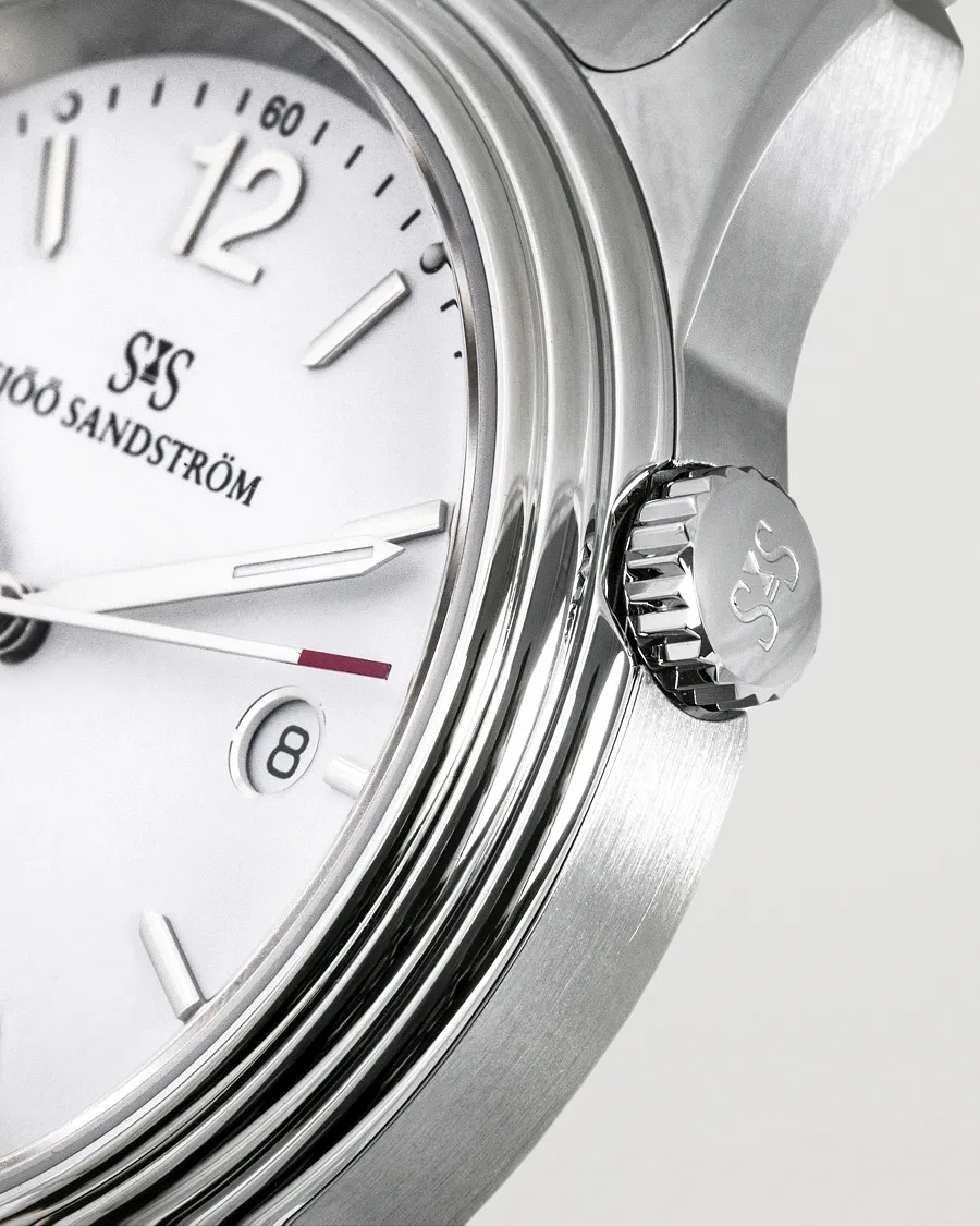 Sjöö Sandström Royal Steel Classic 41mm White and Steel