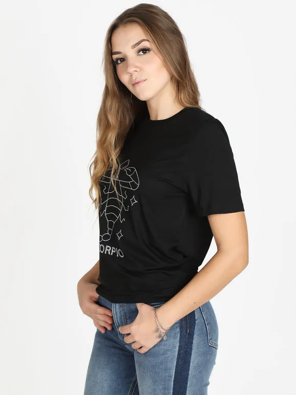 Solada Camiseta de manga corta mujer signo del zodiaco Escorpio