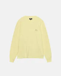 Stussy Lazy Ls Tee Yelo