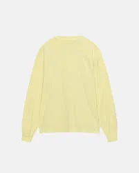 Stussy Lazy Ls Tee Yelo