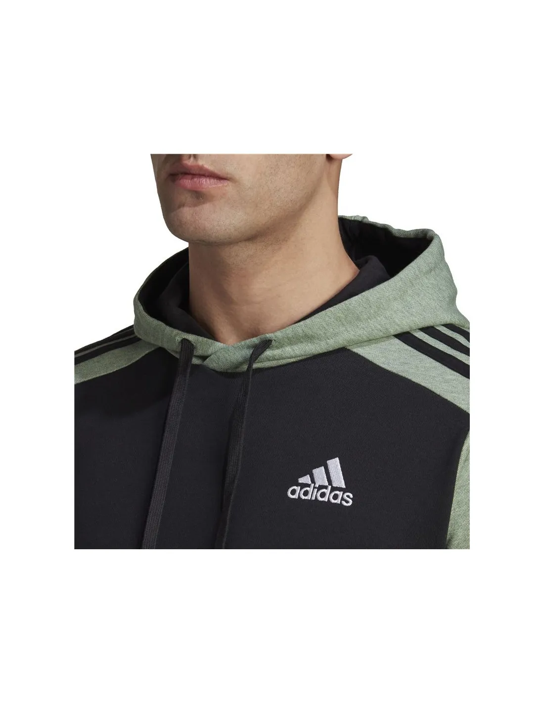 Sudadera adidas Essentials Mélange French Terry Hombre Black