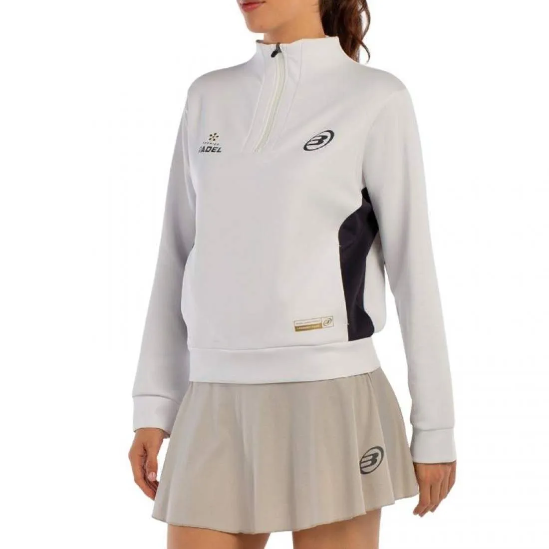 Sudadera Bullpadel Premier Padel Airar Blanco | Bullpadel