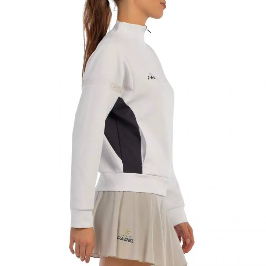 Sudadera Bullpadel Premier Padel Airar Blanco | Bullpadel