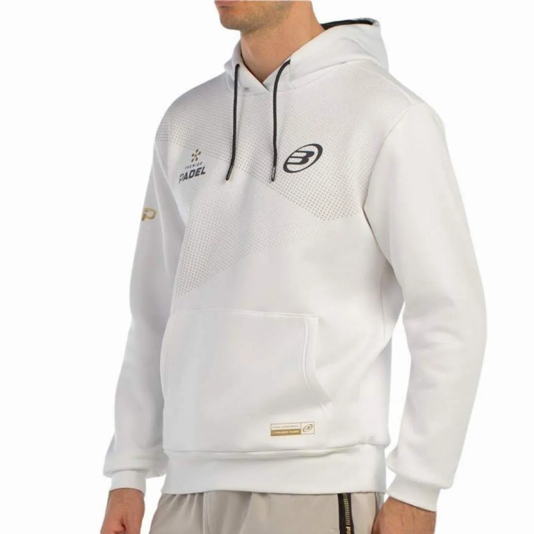 Sudadera Bullpadel Premier Padel Baque Blanco | Bullpadel