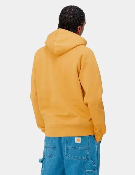 Sudadera Capucha CARHARTT CHASE SWEAT- Sunray / Gold