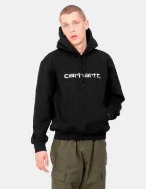 Sudadera Capucha CARHARTT SWEAT- Black / White