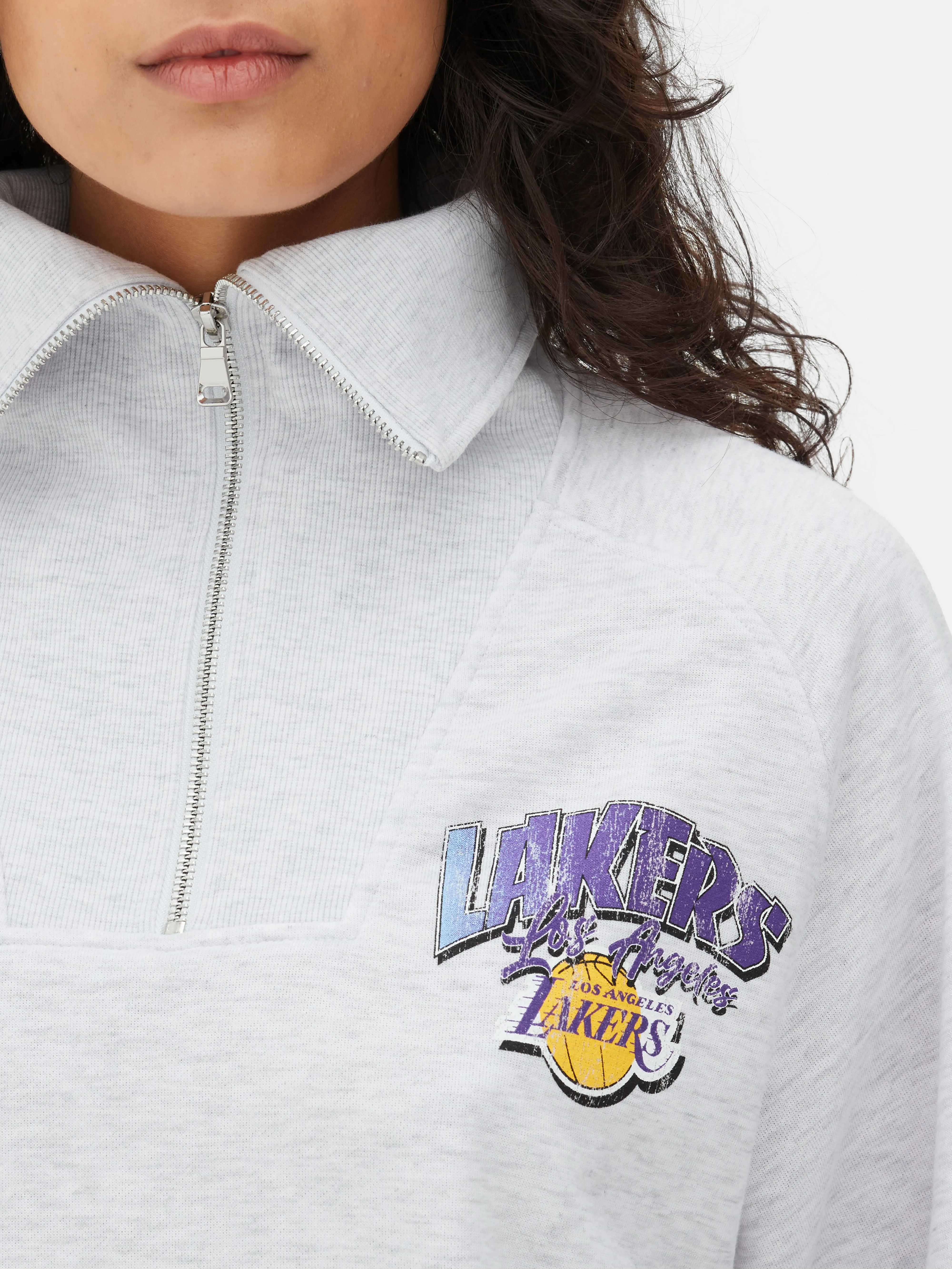 Sudadera con 1/2 cremallera de Los Lakers de la NBA