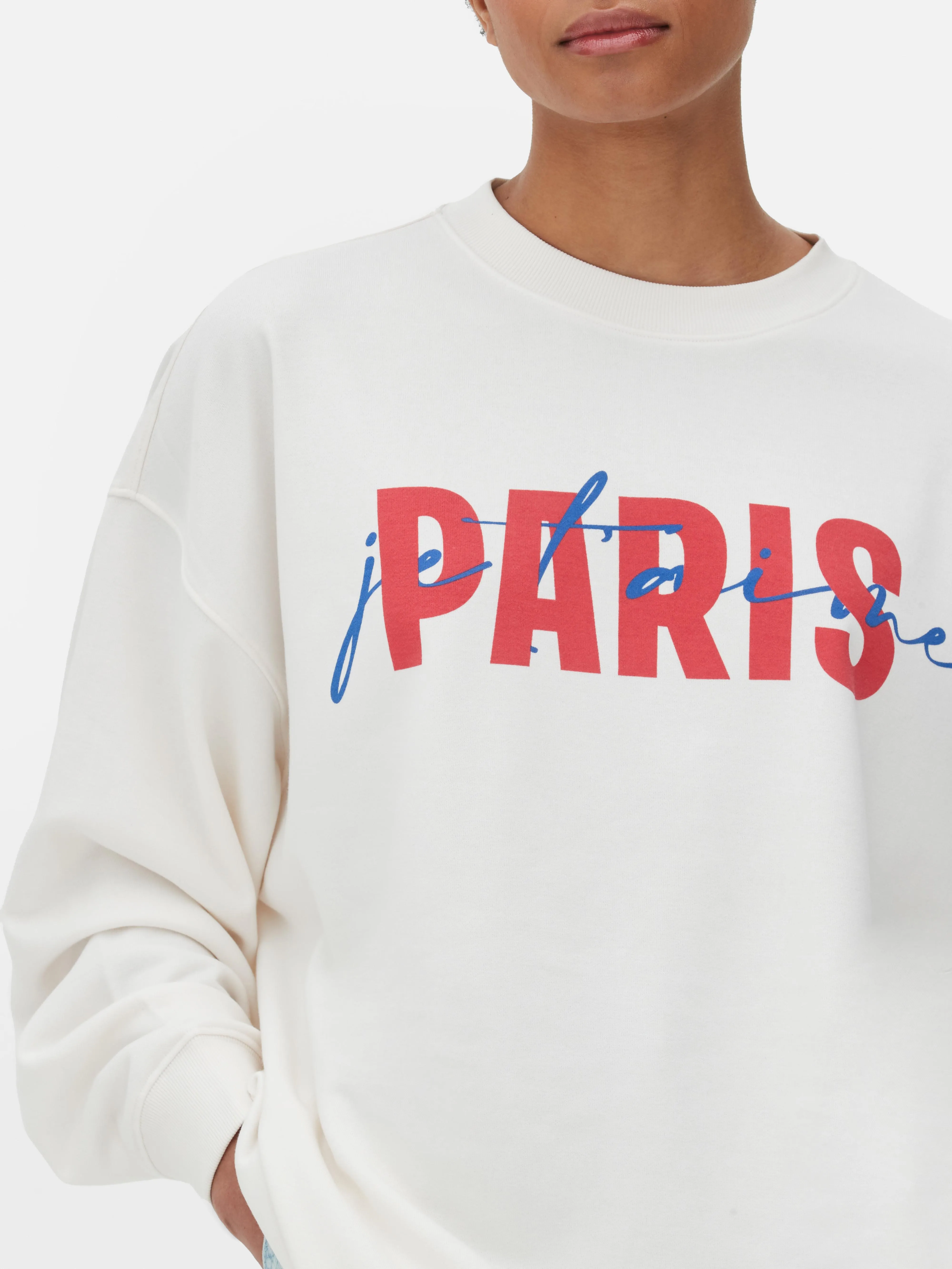 Sudadera con gráfico «Paris» en la parte delantera