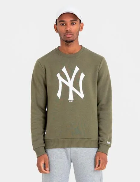 Sudadera Crew NEW ERA  TEAM LOGO NEW YORK YANKEES - Olive