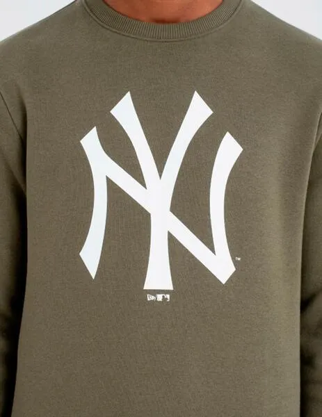 Sudadera Crew NEW ERA  TEAM LOGO NEW YORK YANKEES - Olive