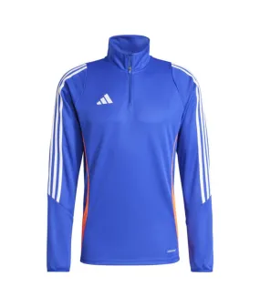 Sudadera de Fútbol adidas Tiro24 Training Hombre Azul/Blanco