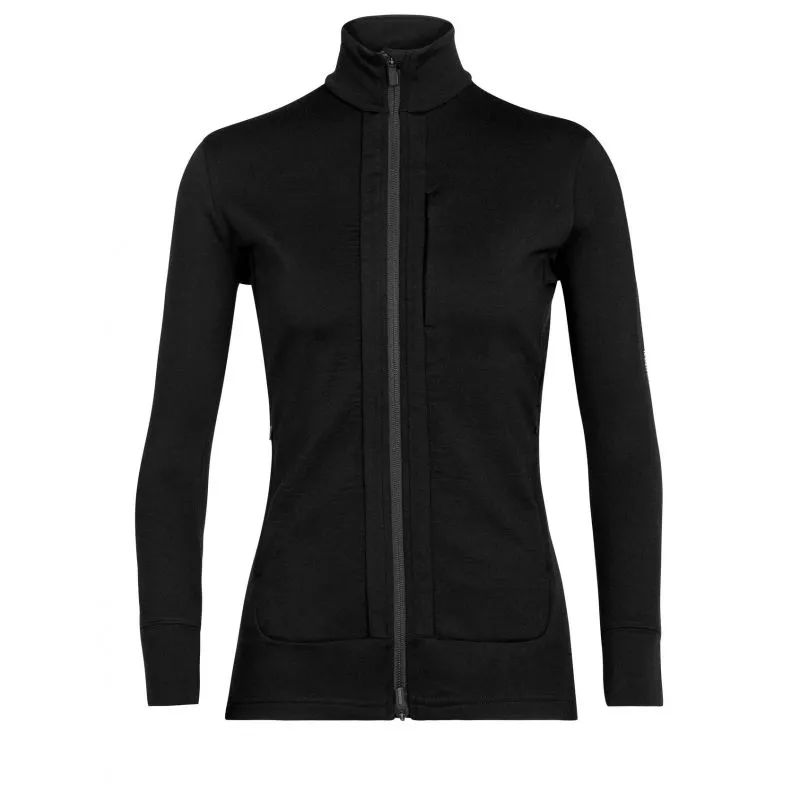 Sudadera de mujer Icebreaker Quantum Iii Ls Zip (Negro)