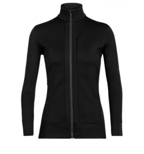 Sudadera de mujer Icebreaker Quantum Iii Ls Zip (Negro)