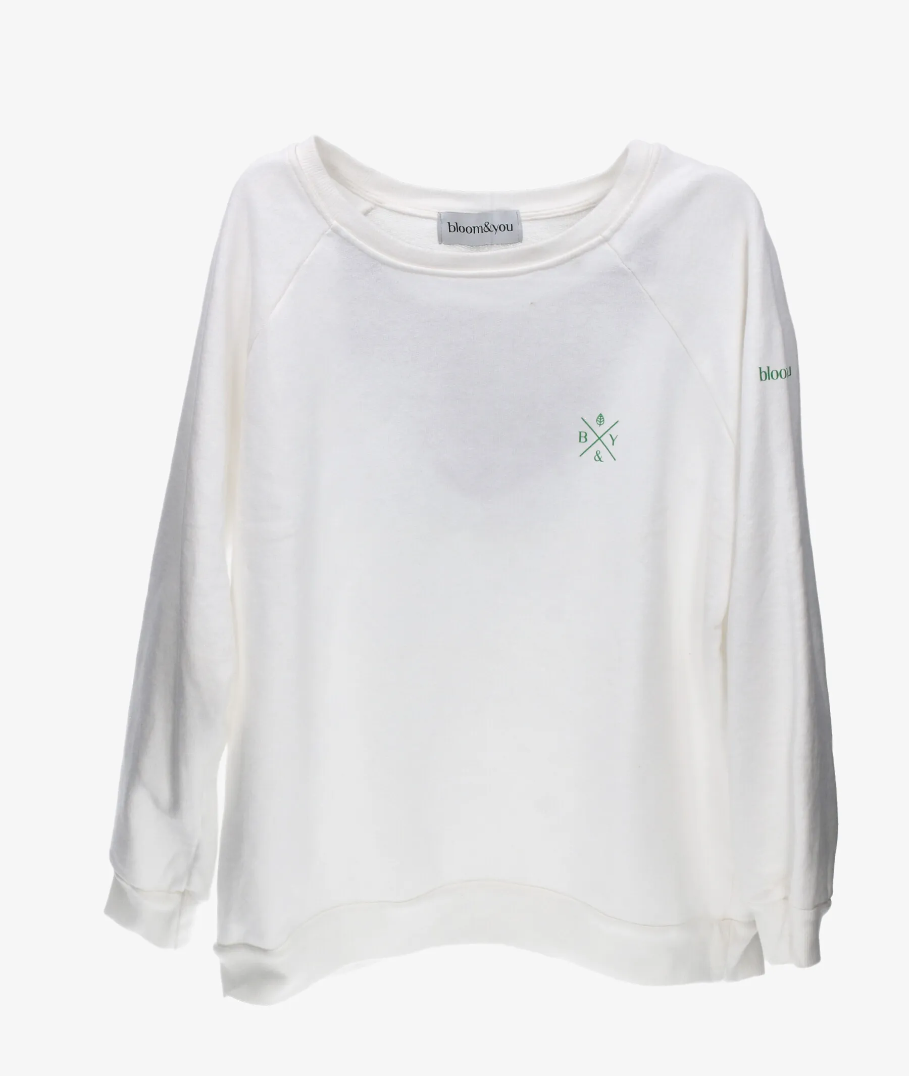 Sudadera de señora bloom&you B&Y SWEATSHIRT en blanco   