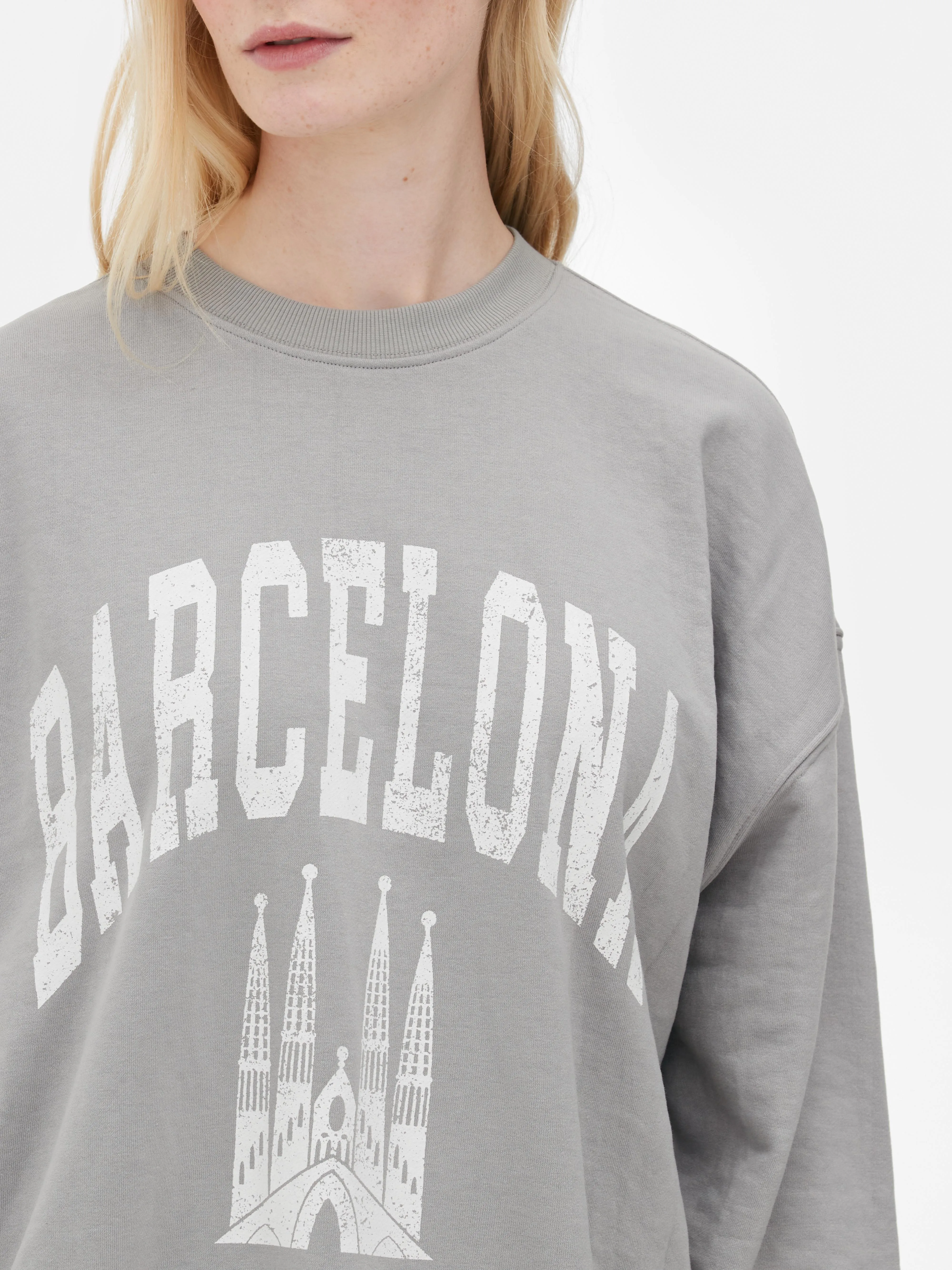 Sudadera extragrande de Barcelona