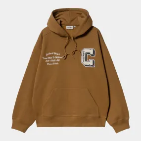 Sudadera Marrón Carhartt Hooded Brown Ducks Sweat Hamilton Brown XS