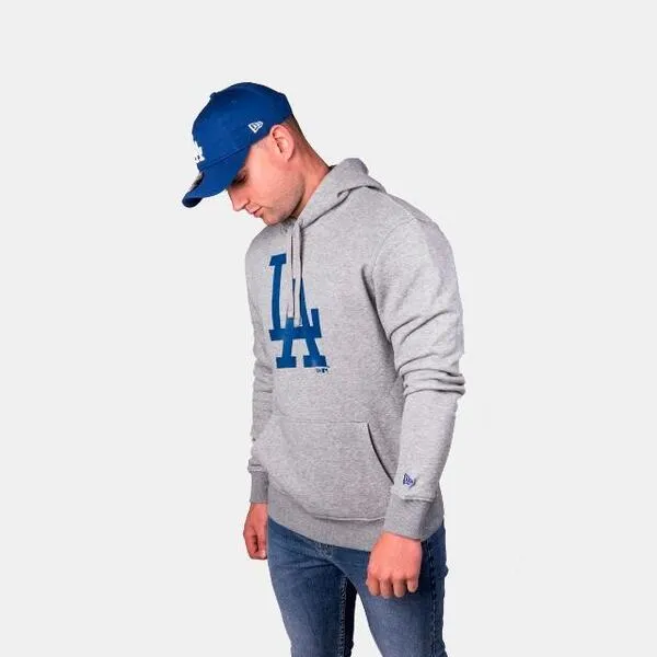 Sudadera NEW ERA NOS PO LOS ANGELES DODGERS - Heather Grey