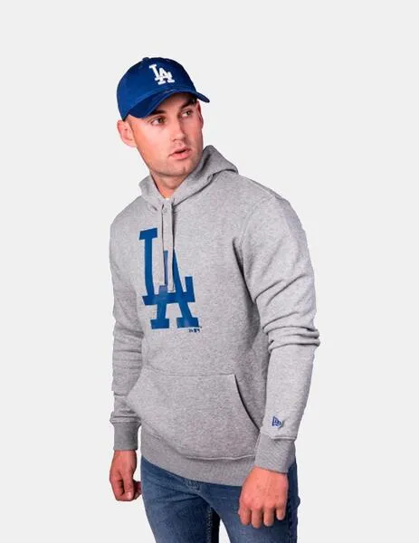 Sudadera NEW ERA NOS PO LOS ANGELES DODGERS - Heather Grey