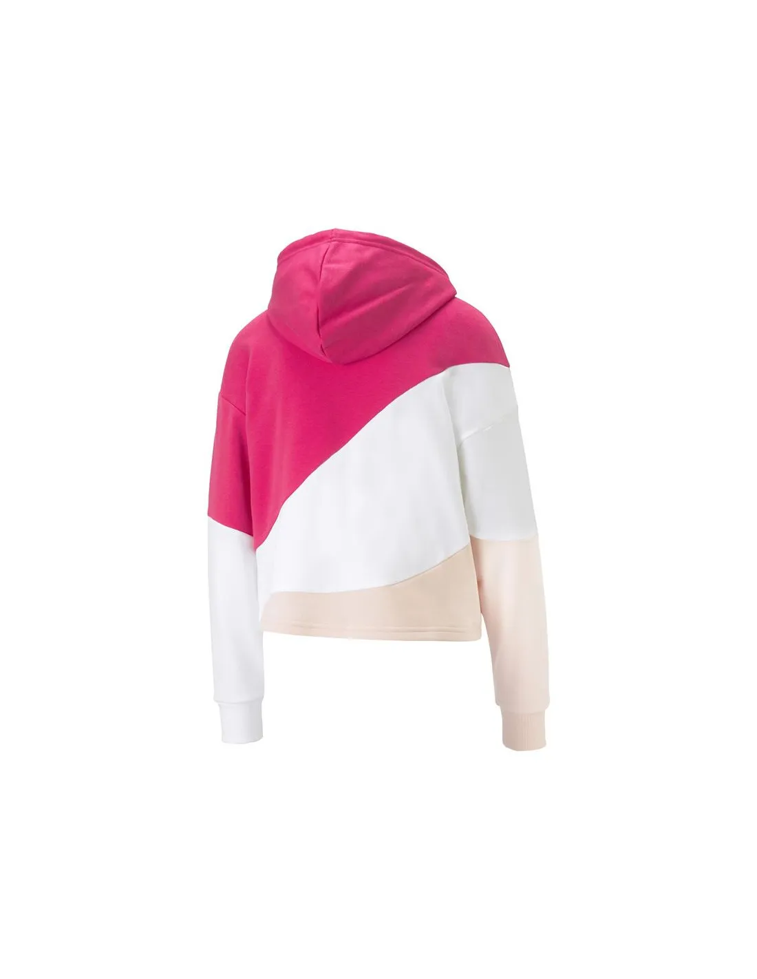 Sudadera Puma Power Cat Rosa Mujer