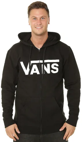 sudadera Vans Classic Zip - Black/White - men´s