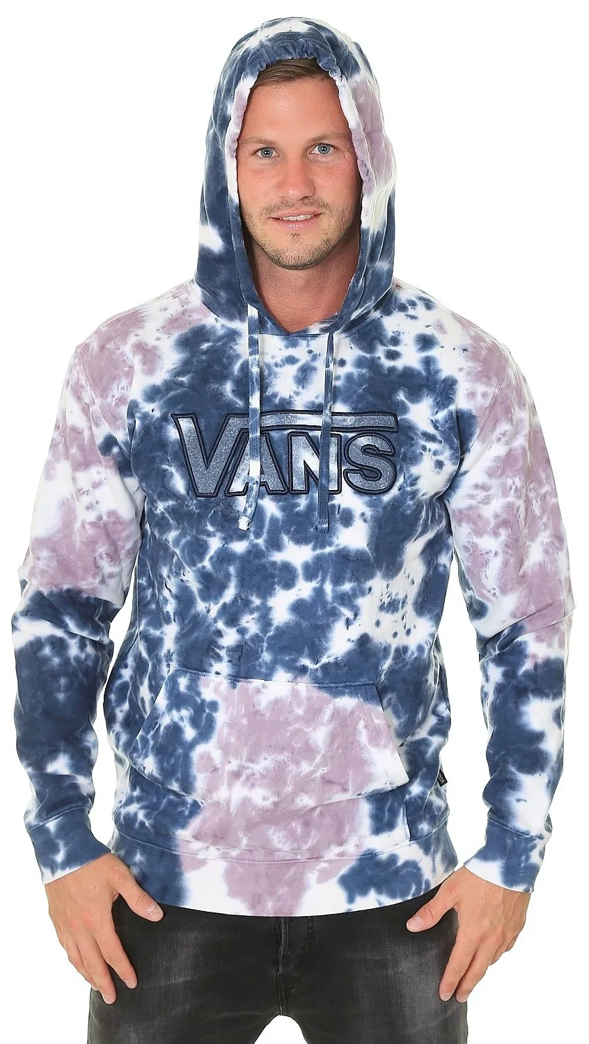 sudadera Vans Reverse Applique Pullover - Elderberry/Dress Blues - men´s