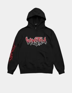 Sudadera WASTED PARIS Capucha Abierta BLIND - Black