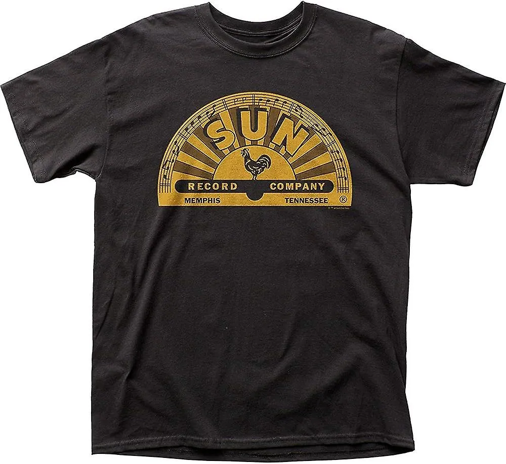 Sun Records Camiseta Hombre Memphis Logo Negro