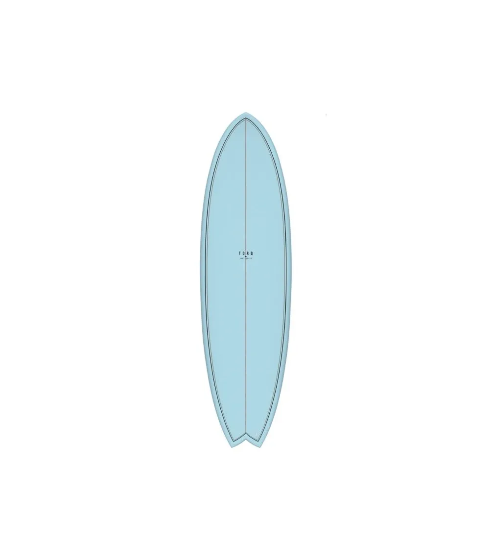 Tabla surf TORQ 6'10" Fish Classic Colour - Blue/pattern