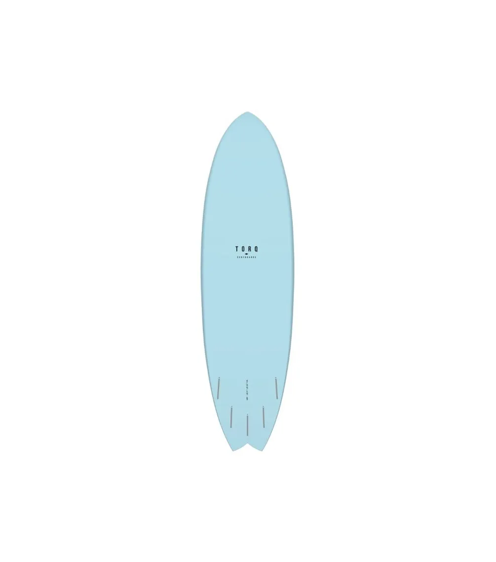 Tabla surf TORQ 6'10" Fish Classic Colour - Blue/pattern