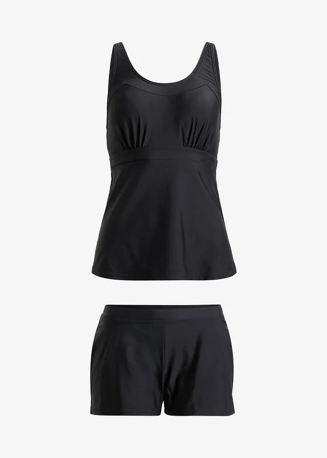 Tankini (2 piezas) Negro