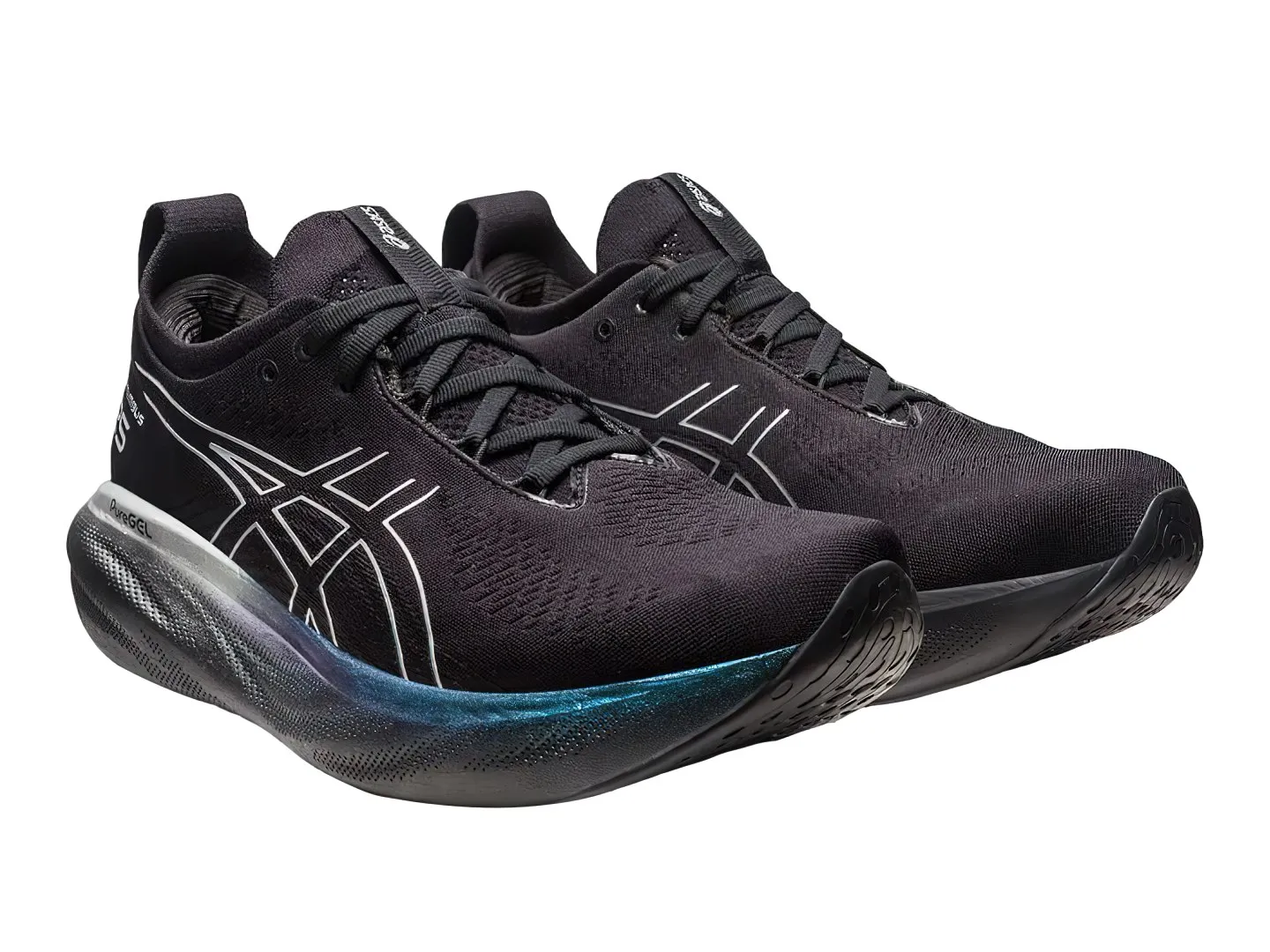 Tenis Asics Gel-ninbus Negro Para Hombre