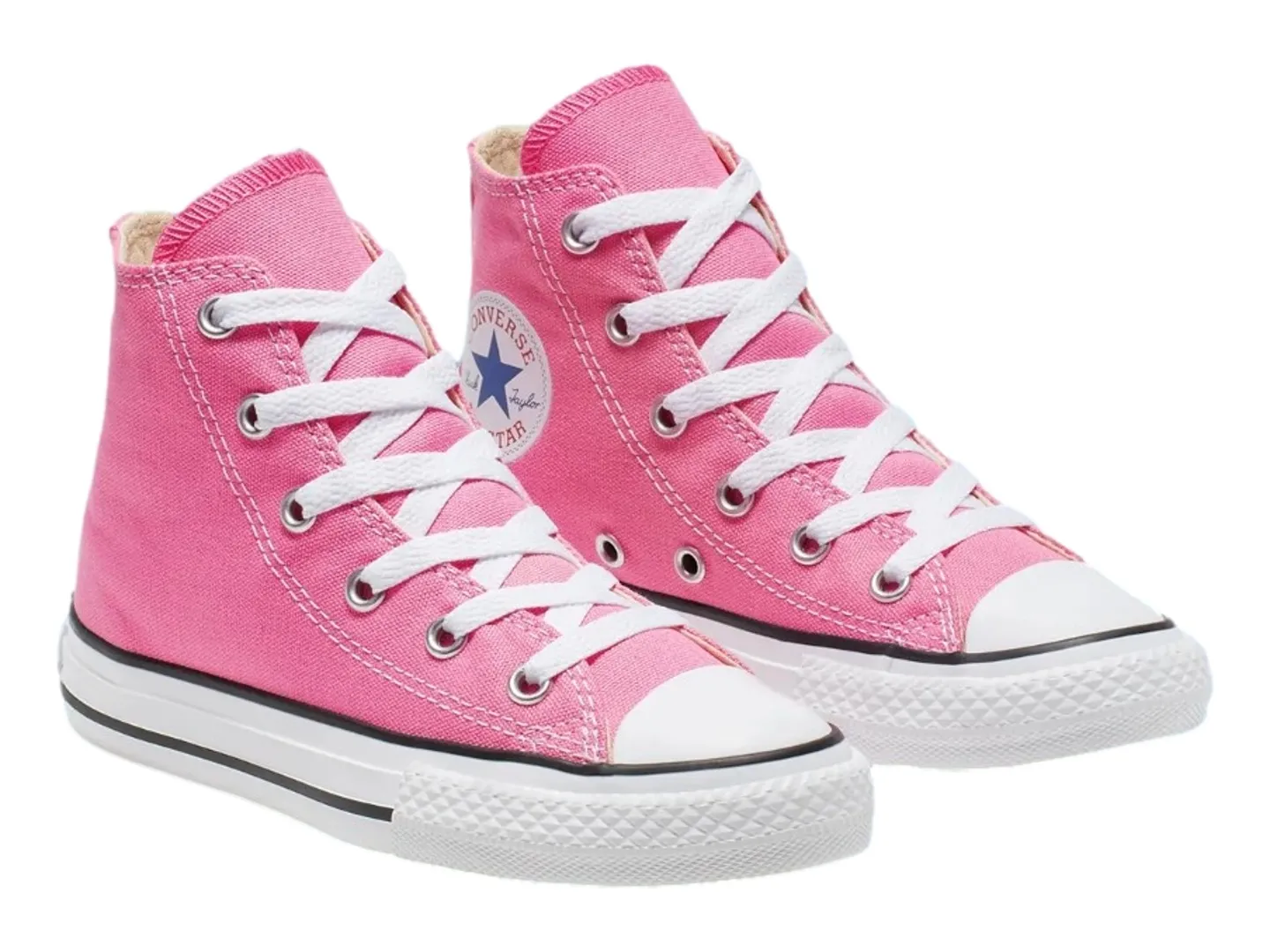 Tenis Converse Basic Hi Rosa Para Niña