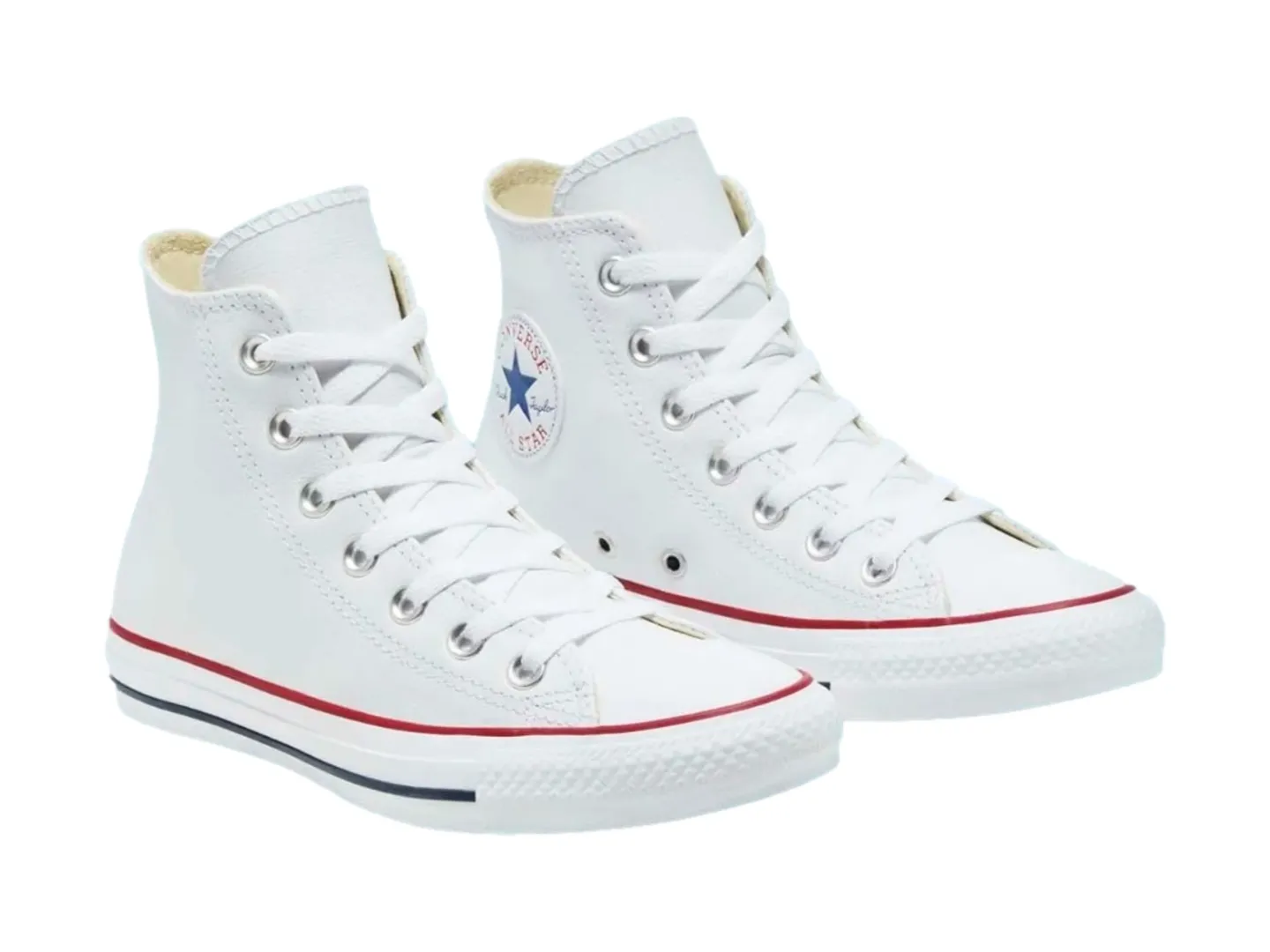 Tenis Converse Chuck Taylor Piel Blanco