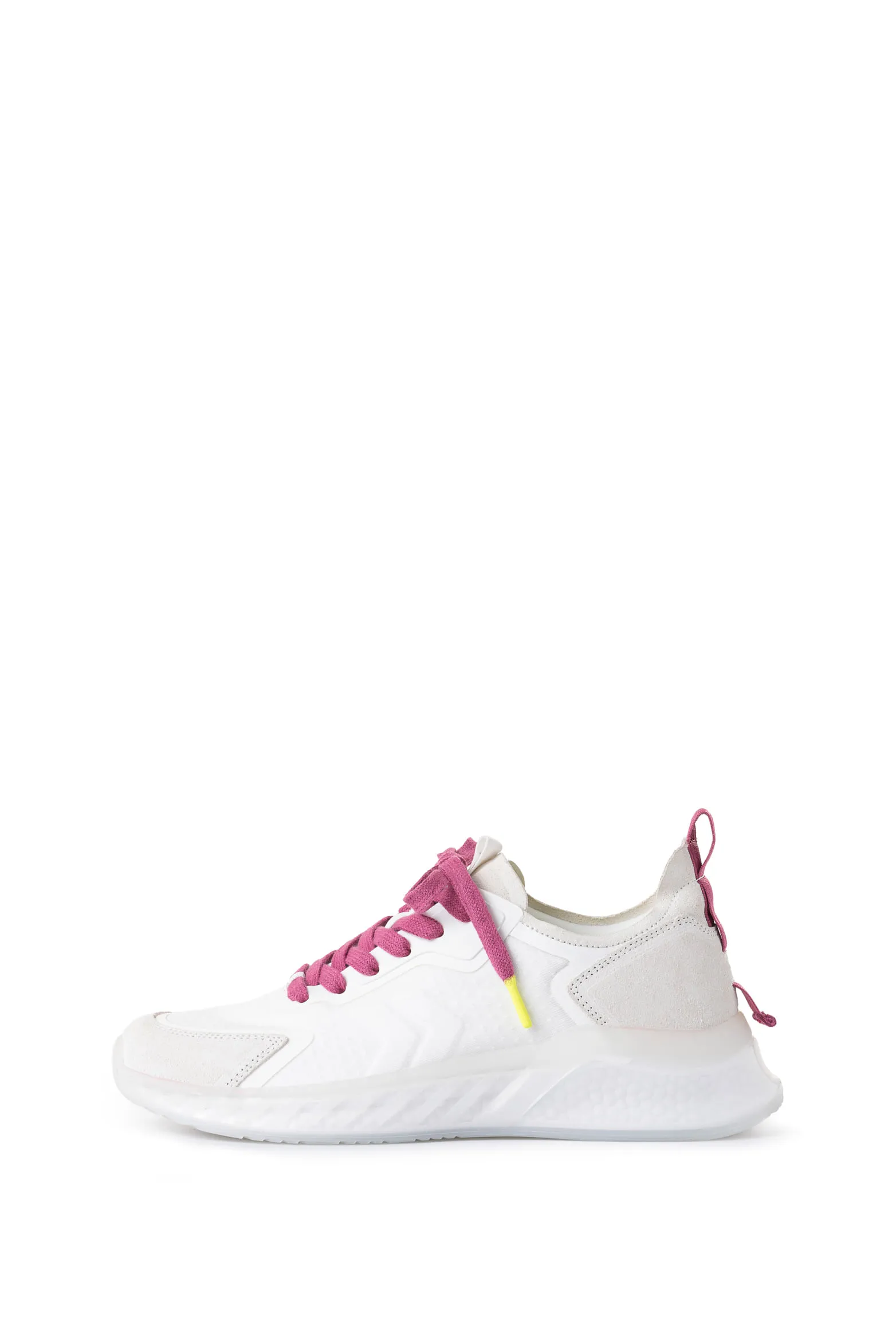 Tenis Fly Up Life de cuero para mujer detalles contraste