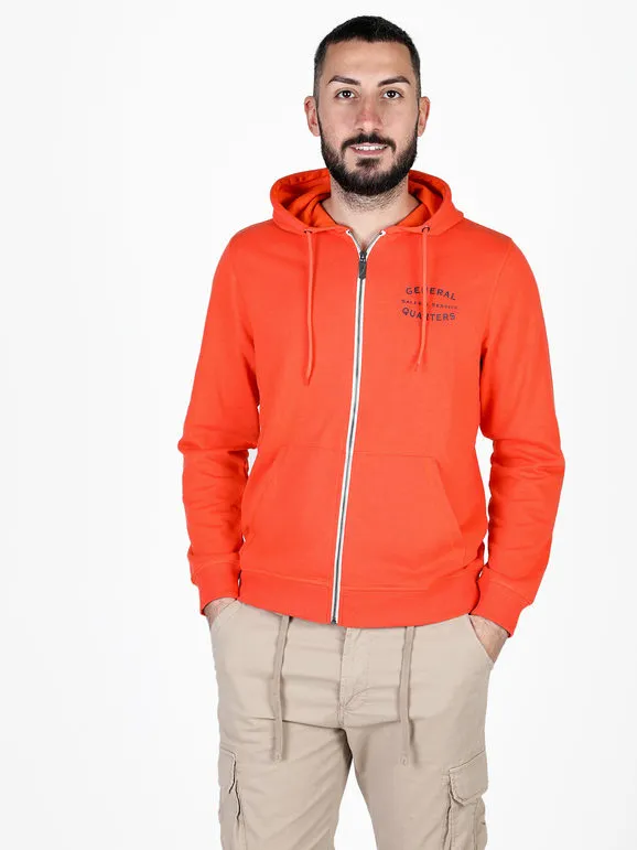 The People Rep Sudadera de hombre con capucha y cremallera.