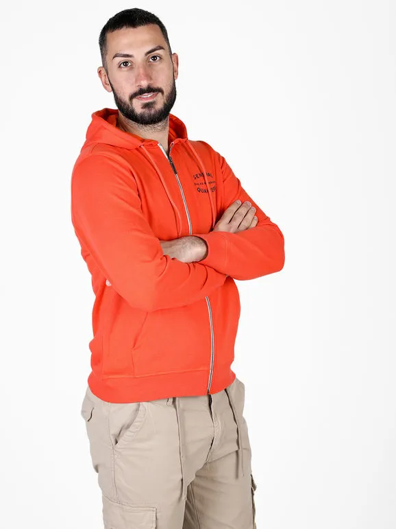 The People Rep Sudadera de hombre con capucha y cremallera.