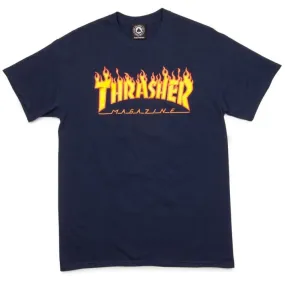 THRASHER FLAME LOGO TEE