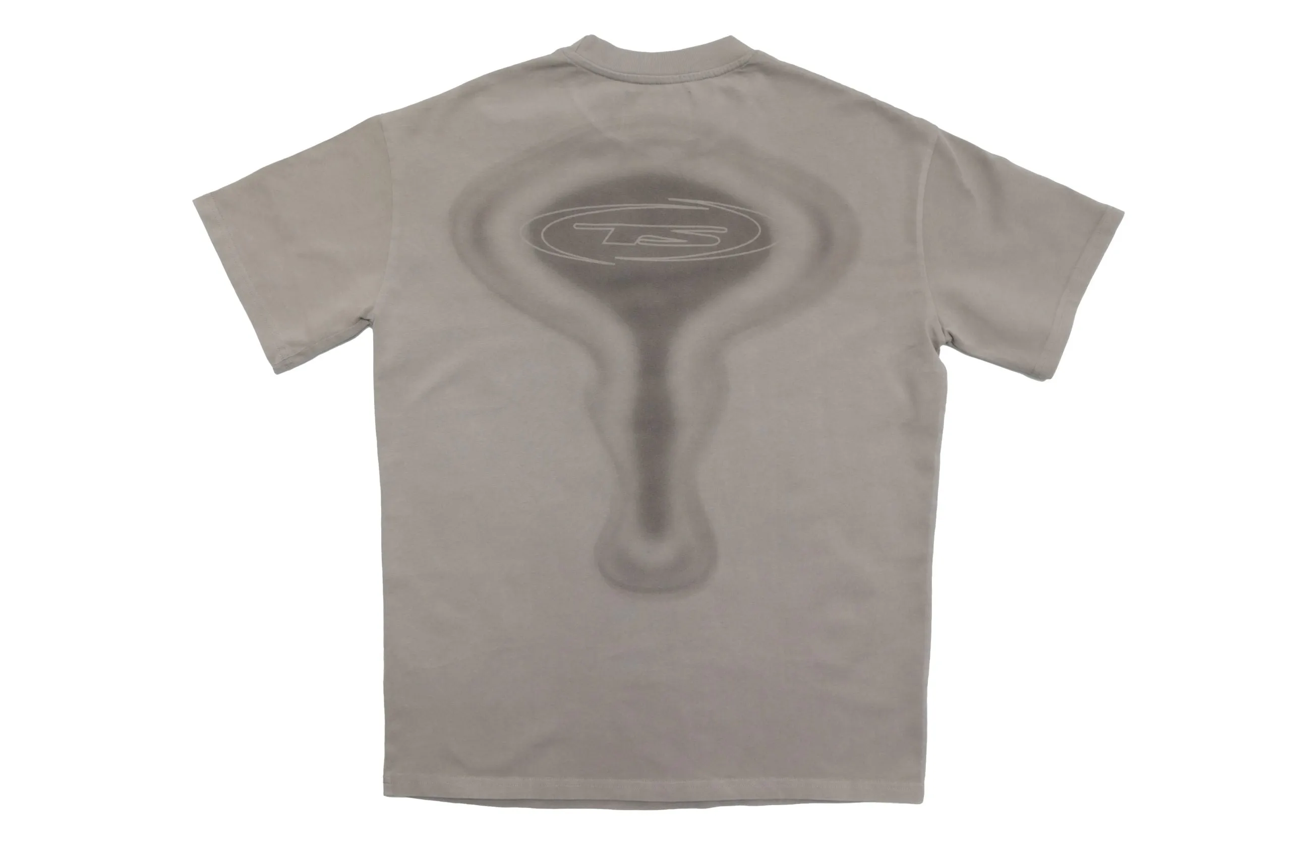 Tiempos Classy T Shirt Grey Stone