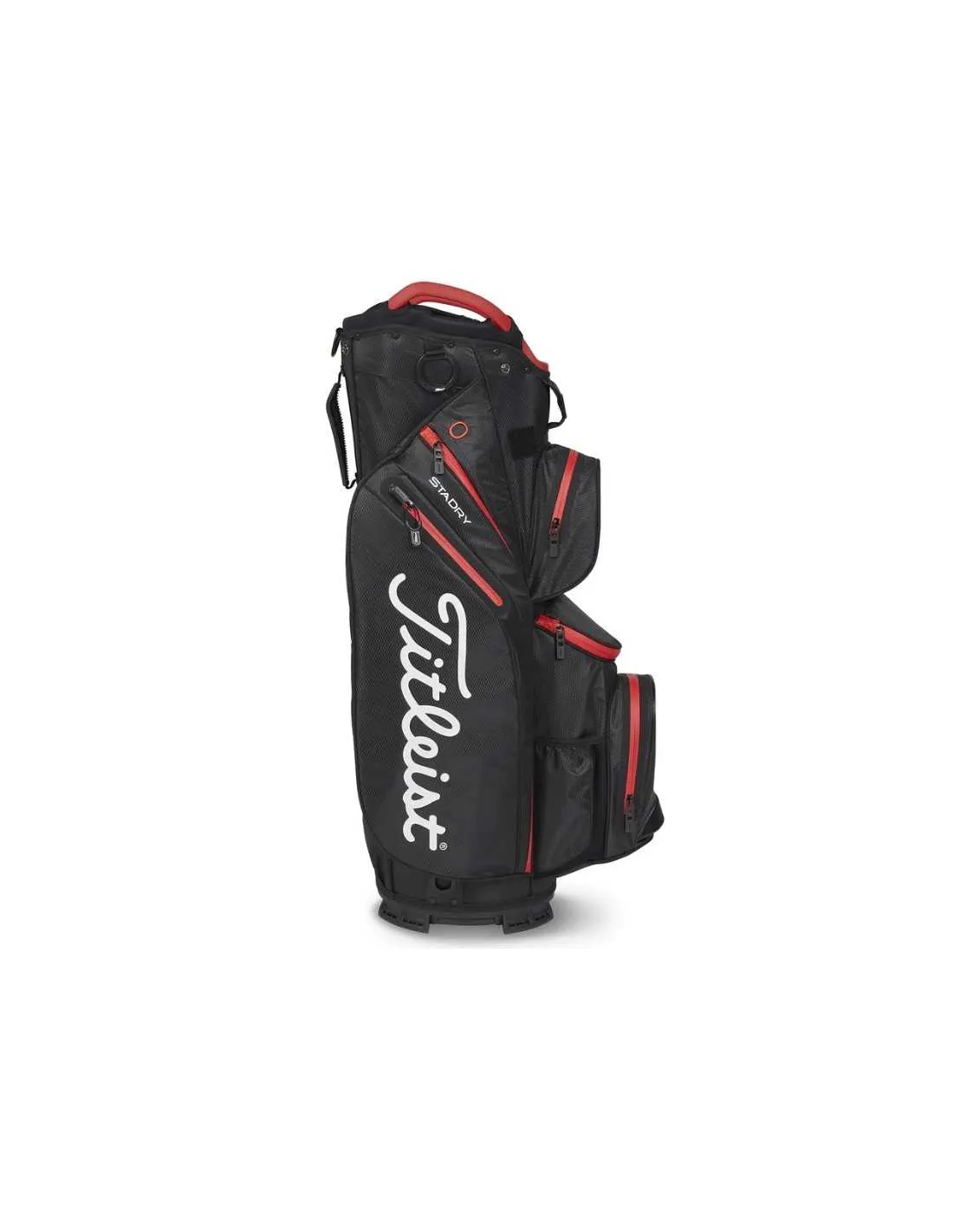 TITLEIST STADRY CART 14 BLACK/BLACK/RED - BOLSA UNISEX