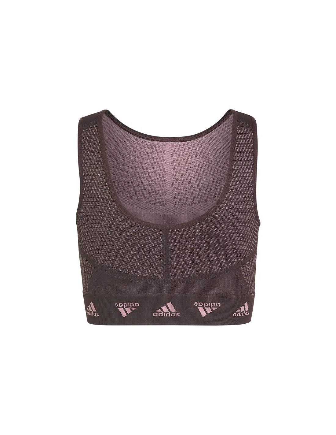 Top de fitness adidas Aeroknit Seamless Niña Purple