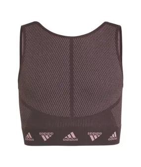 Top de fitness adidas Aeroknit Seamless Niña Purple