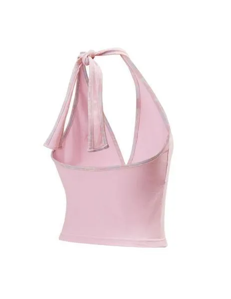 Top Puma  Classic Halterneck Rosa