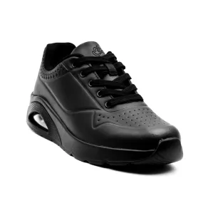 Unisport Zapatilla urbana juvenil con cordon color negro