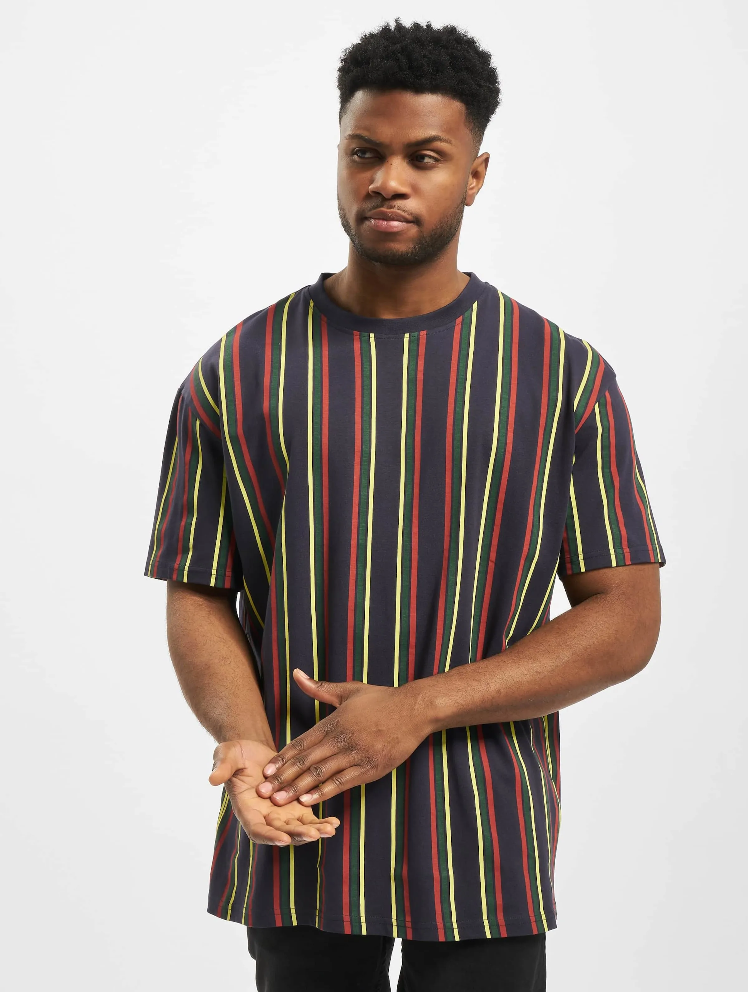 Urban Classics Printed Oversized Retro Stripe