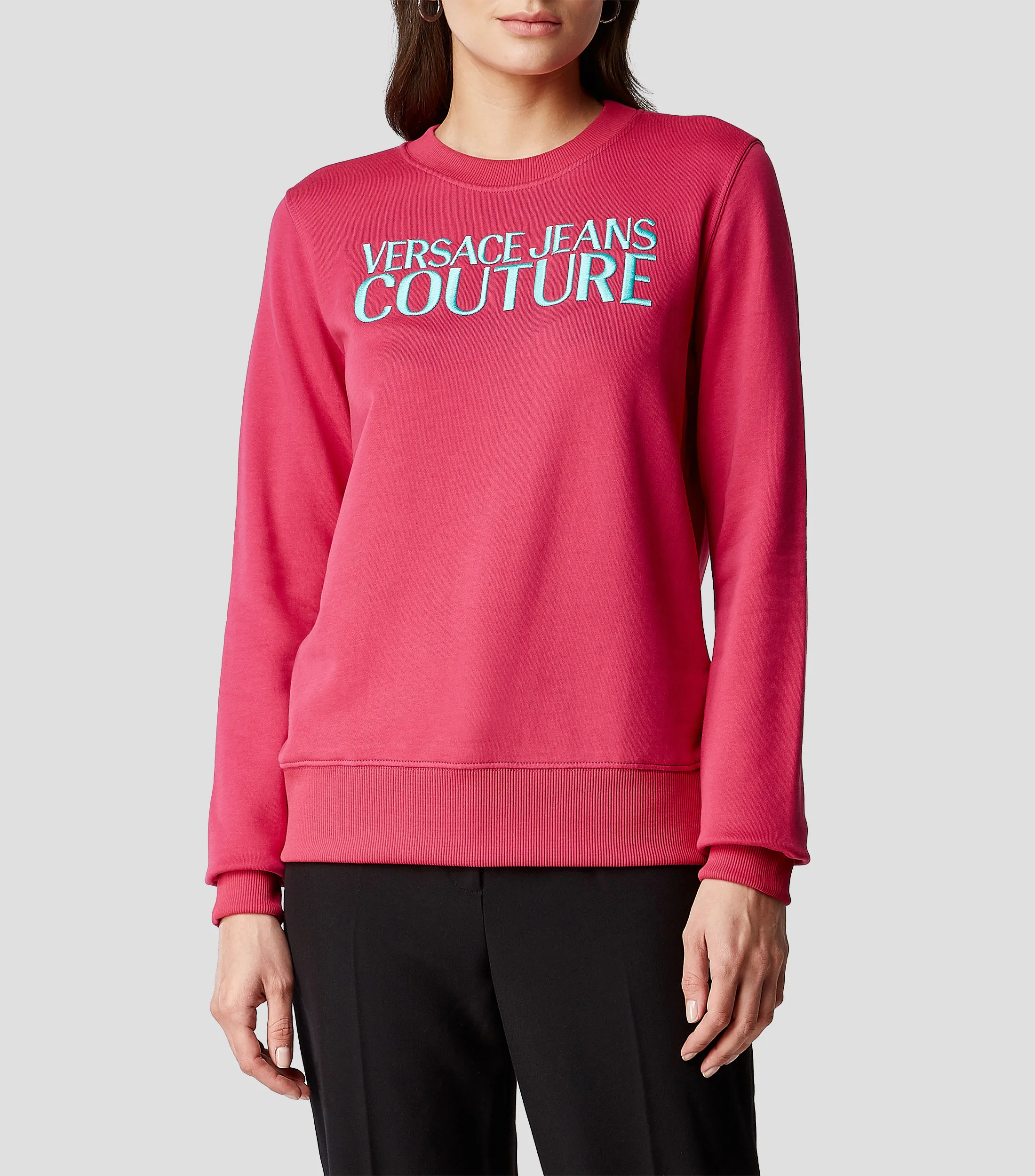 Versace Jeans Couture Sudadera con logo Mujer