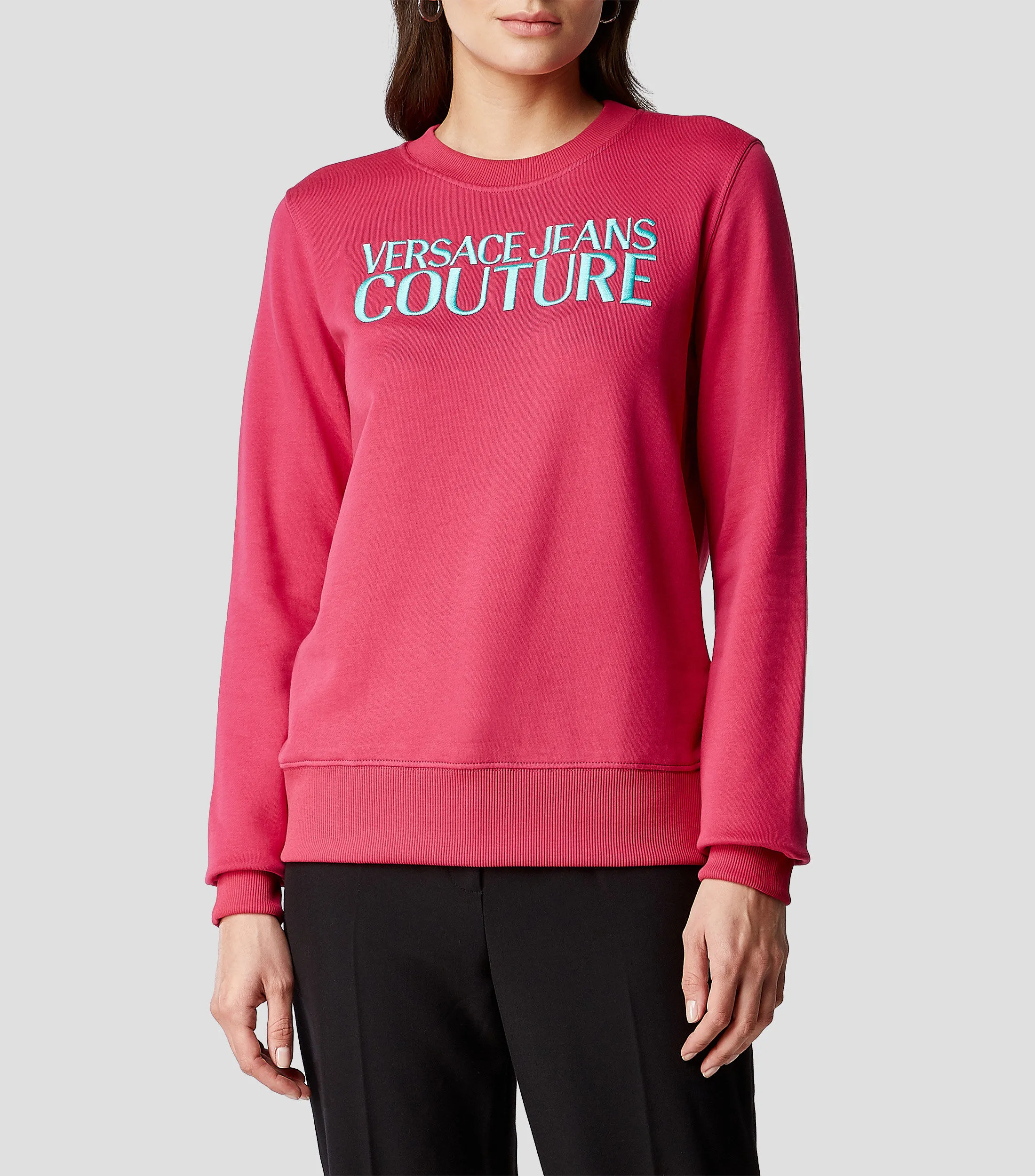 Versace Jeans Couture Sudadera con logo Mujer