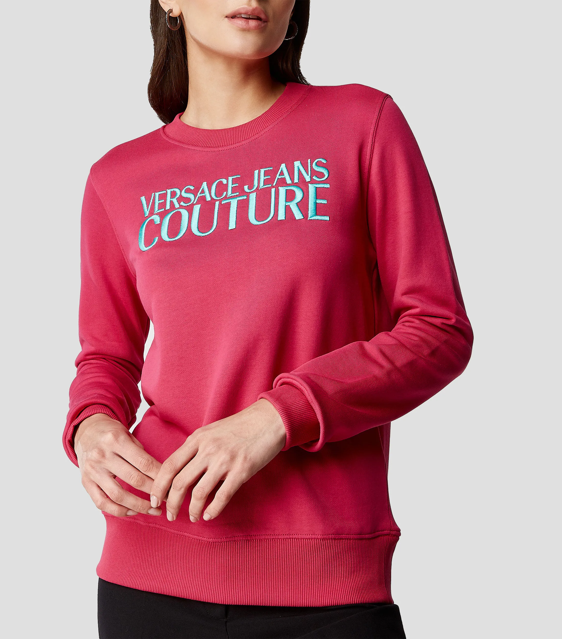 Versace Jeans Couture Sudadera con logo Mujer