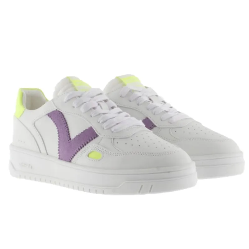 VICTORIA 1257121 Amarillo Deportivo cordones mujer