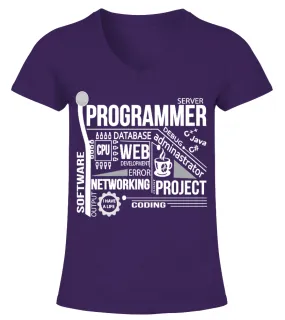 Web Programming Lovers T shirt(Limited Edition) Camiseta cuello pico Mujer