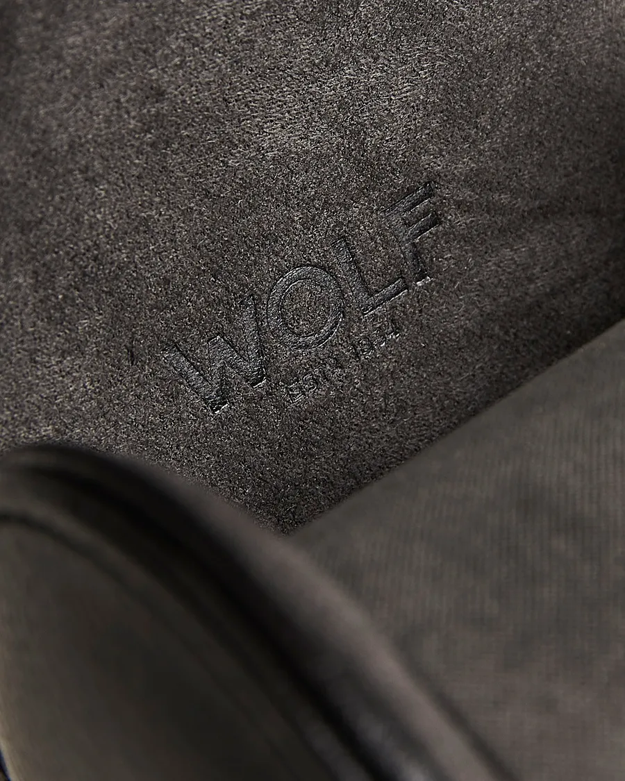 WOLF Single Watch Roll Black